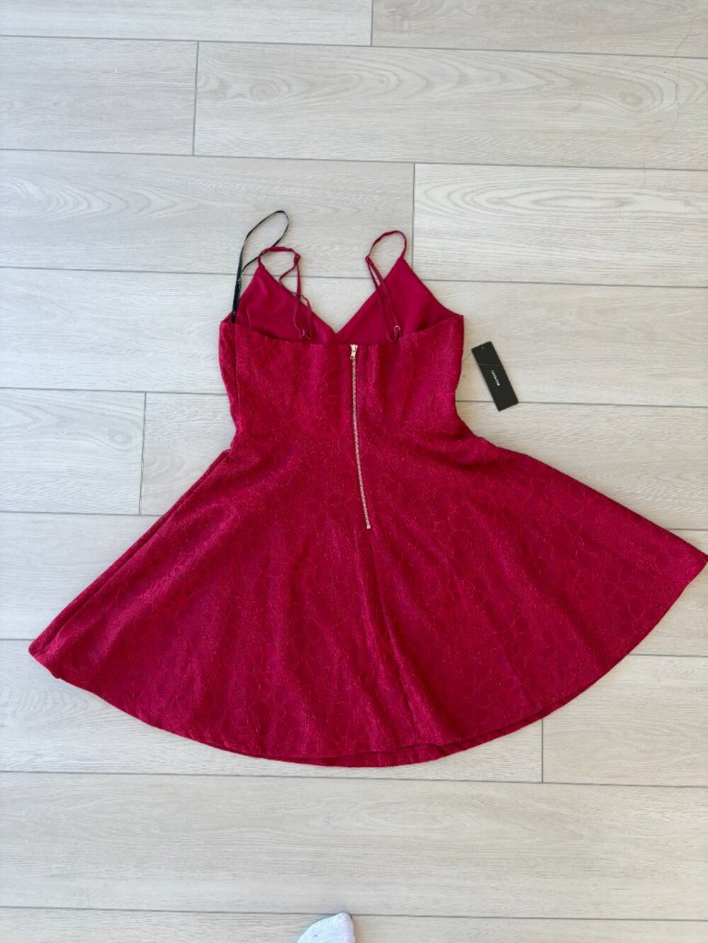 NWT Lulus Red Mini Dress - Picture 3 of 5